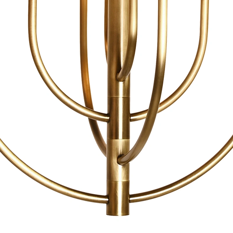8 holders hand dyeing antique brass finish elegant chandelier